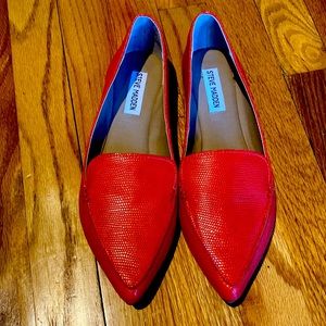 Brand new red Steve Madden women’s loafers - size 8